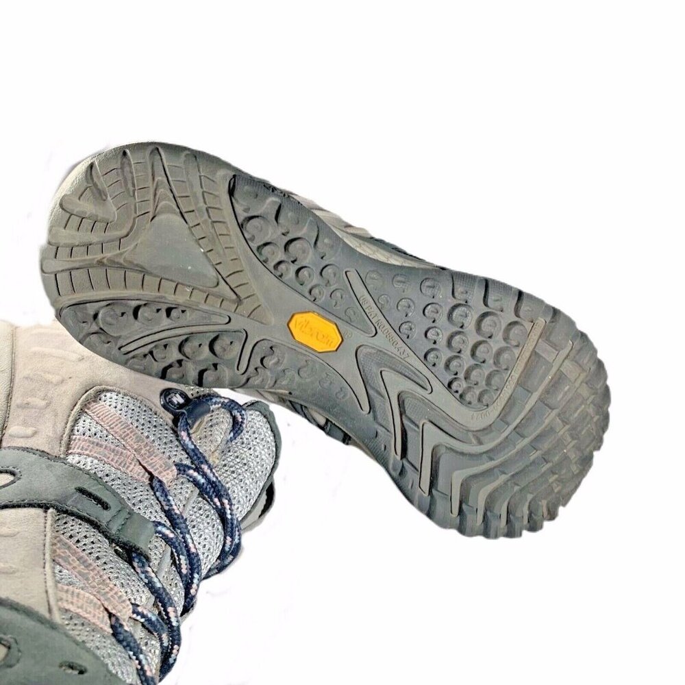 Merrell Womens Siren Sport Hiking Trail Shoes Gore-Tex Gray Lace Up Sz 7.5 Outdo - Picture 8 of 9